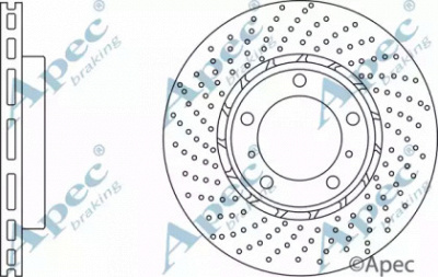APEC BRAKING dsk3127 -  Тормозной диск